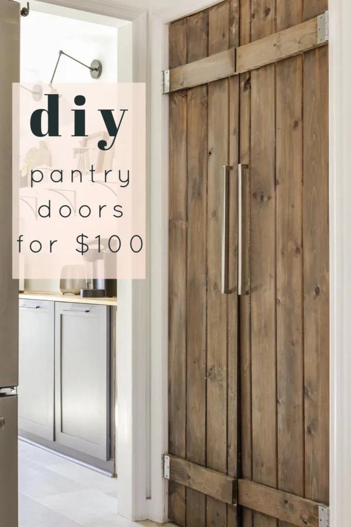 diy modern farmhouse pantry door