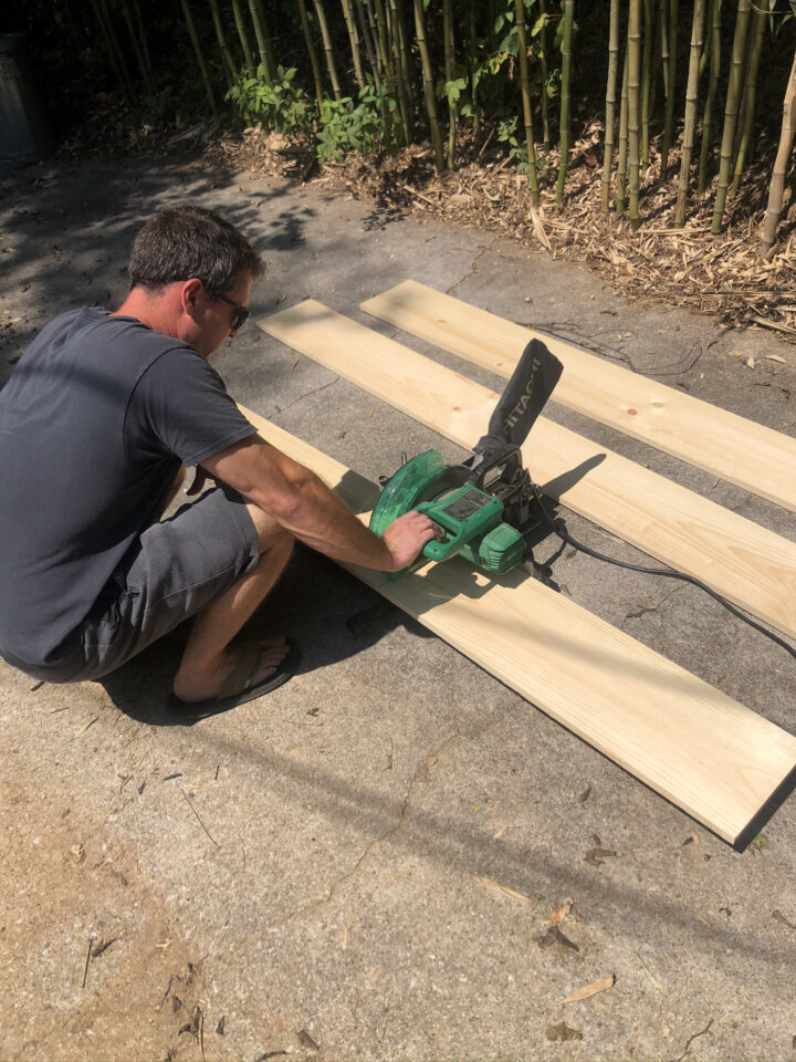 Wood Beam Mantel DIY For Under $30- Fireplace Makeover
