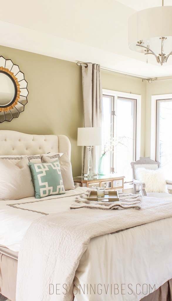 grey elegant bedroom