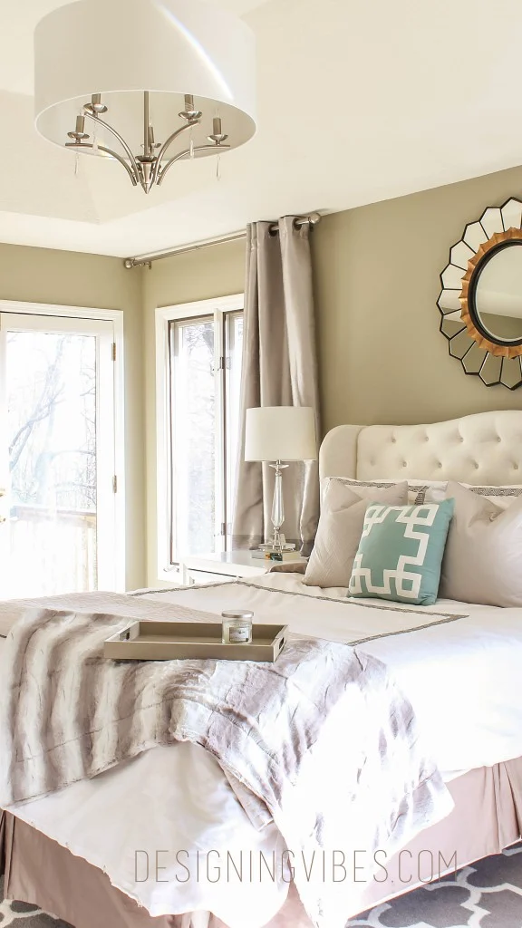 neutral elegant bedroom
