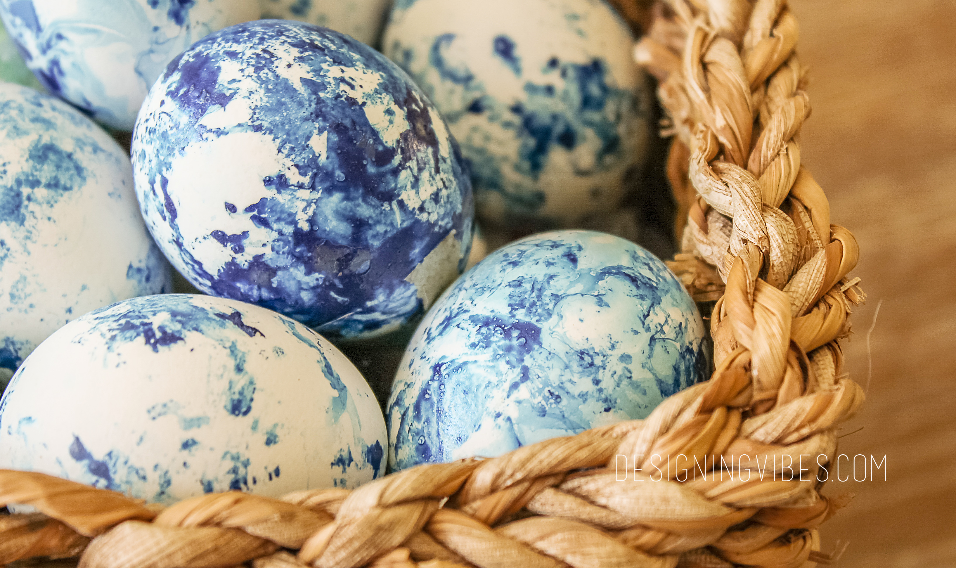 DIY Marbleized Indigo Eggs – Lessons Learned