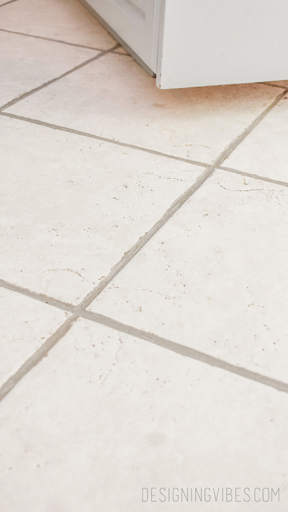 how to paint grout gray