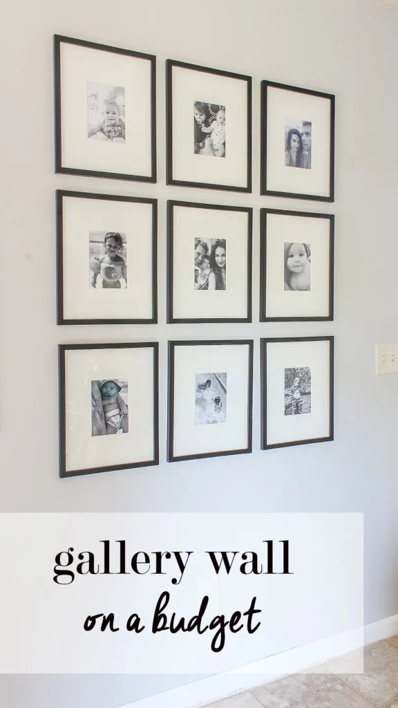 gallery wall on a budget