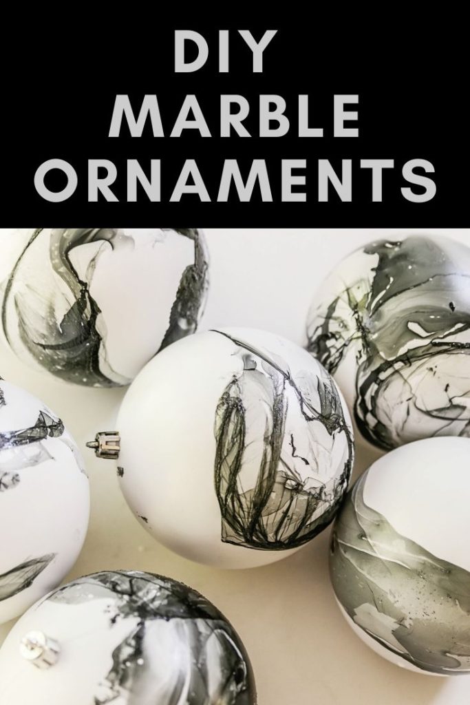 easy diy marble ornaments tutorial