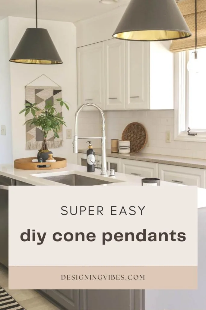 easy diy cone pendant light fixtures