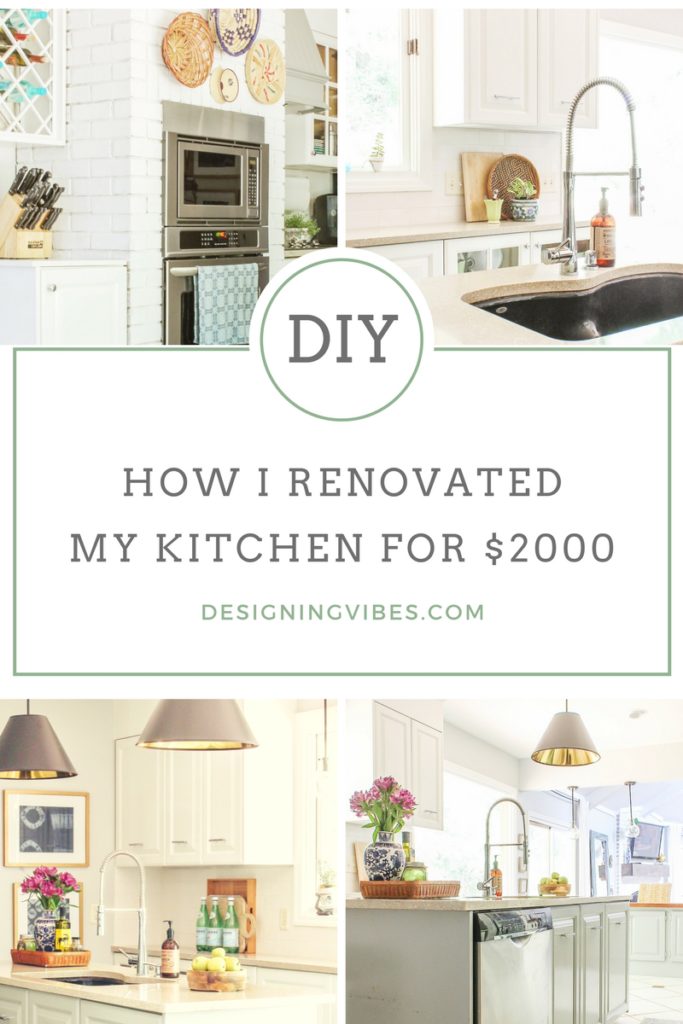 diy kitchen renovation for under $2,000