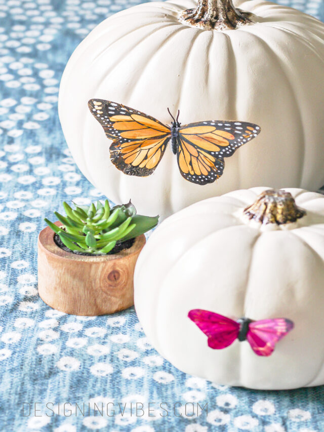 Easy Boho Pumpkins:DIY Fall Decor