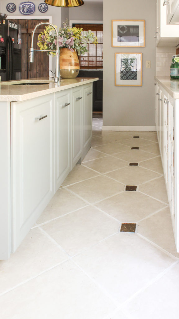 Neglected Tile Flooring, Easiest Way To Clean Kitchen Tile Floor