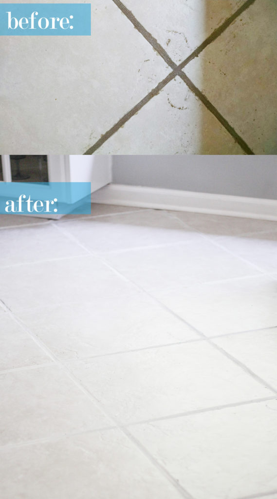 Neglected Tile Flooring, Easiest Way To Clean Kitchen Tile Floor