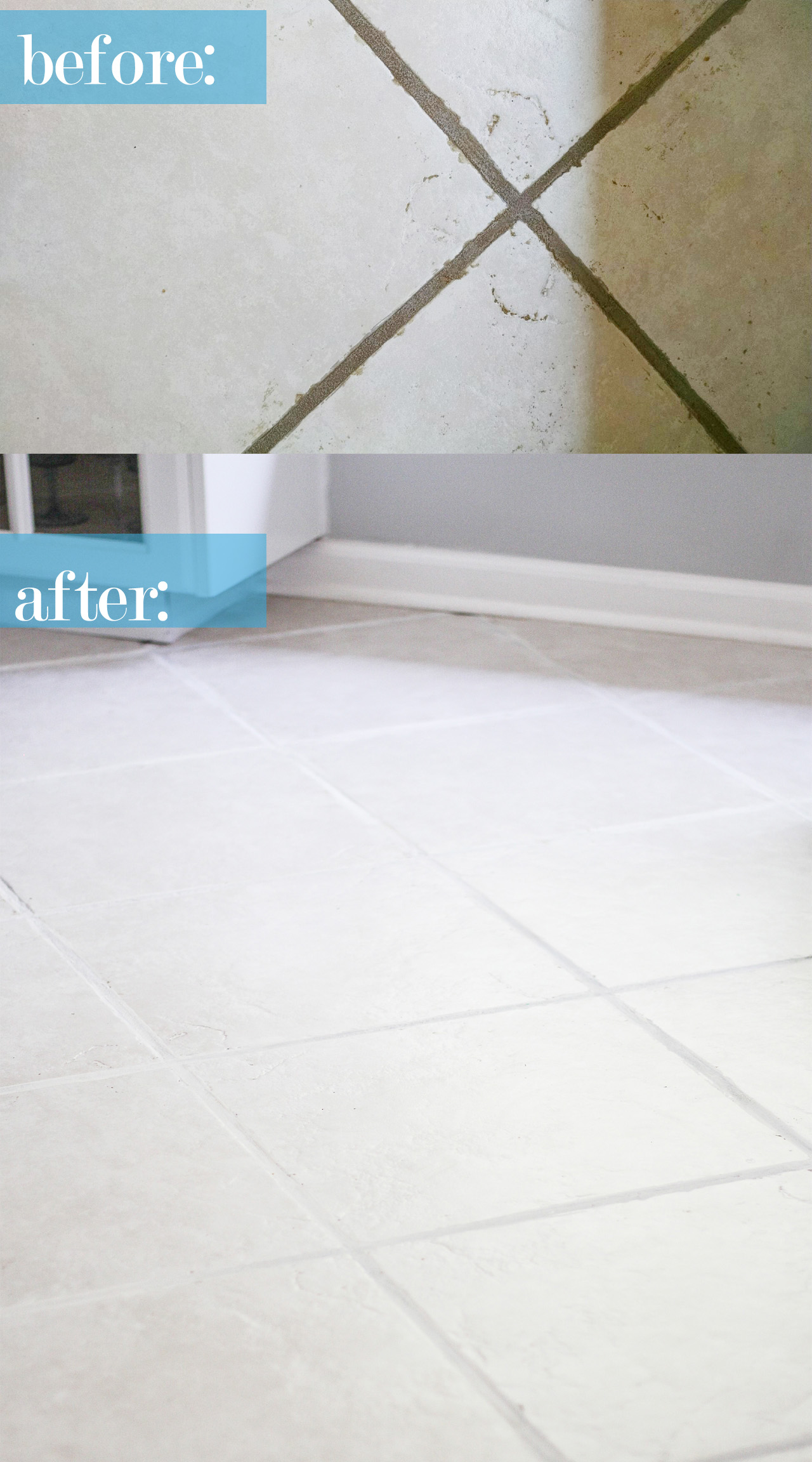 Neglected Tile Flooring, How To Clean Ceramic Tile