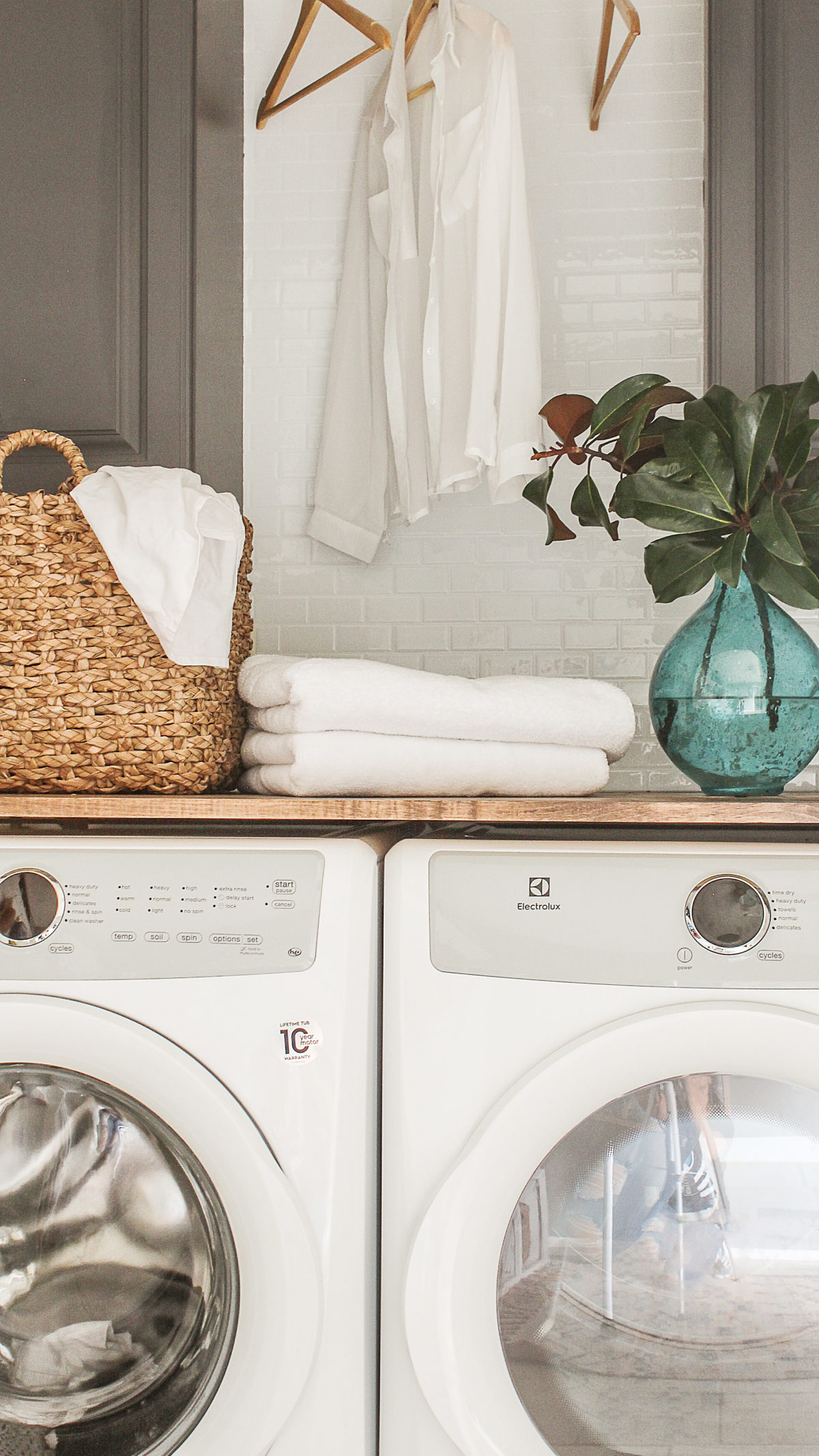 DIY Laundry Room Closet Makeover on the Cheap Modern Farmhouse
