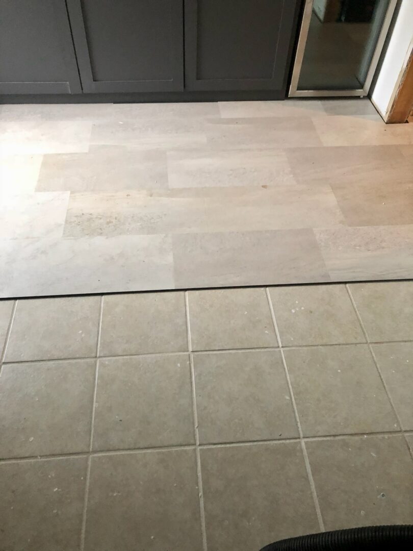 LVT Flooring Over Existing Tile the Easy Way - Vinyl Floor Installation DIY