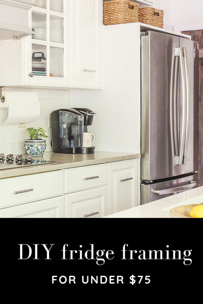How to Frame a Refrigerator that is too Wide for Opening - DIY Tutorial
