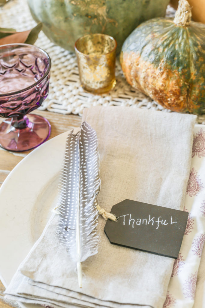 boho thanksgiving table