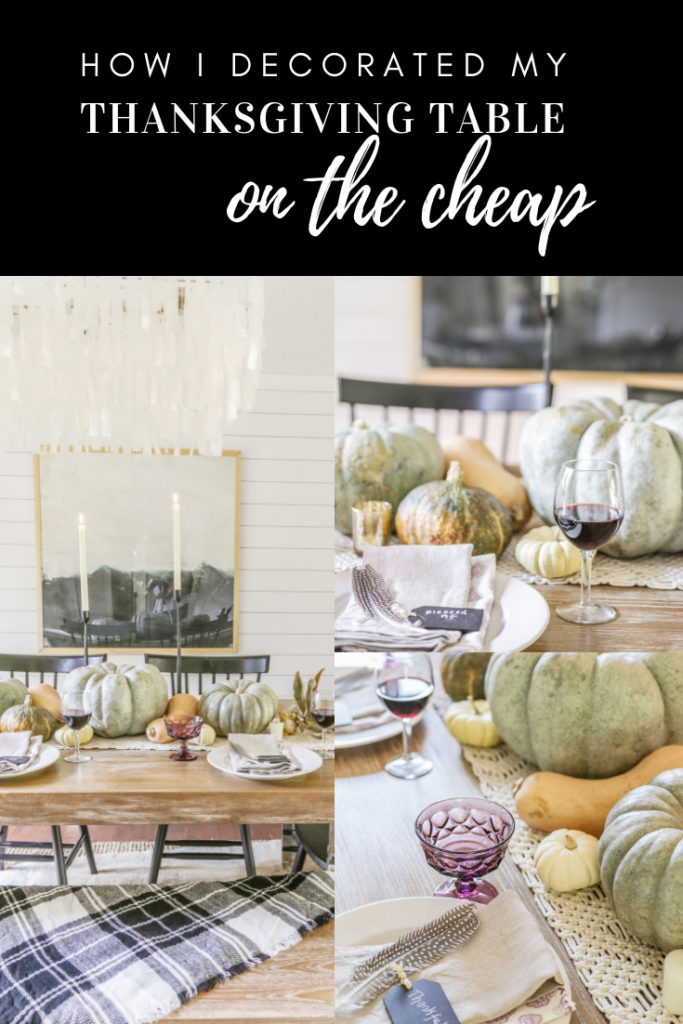 how to decorate a thanksgiving table 