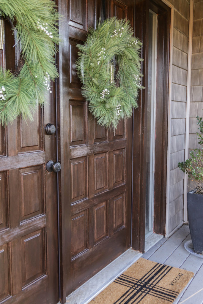 how to stain a painted wooden front door