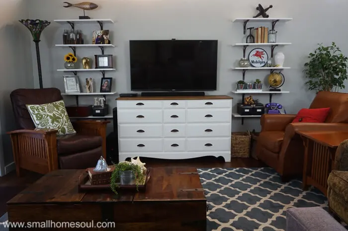 ideas for decorating with a tv in the living room