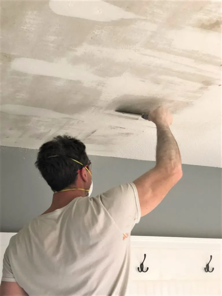 the best way to remove popcorn ceilings
