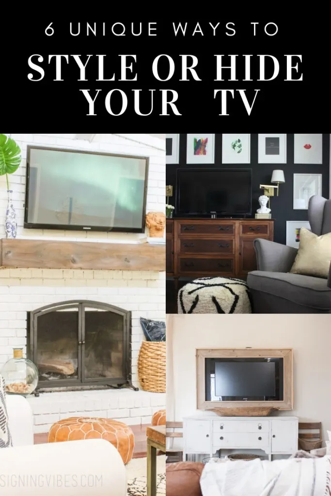 DIY hacks for decorating or disguising your television. 
