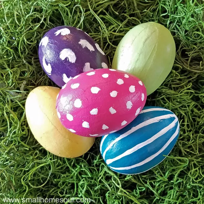 easy painted easter eggs