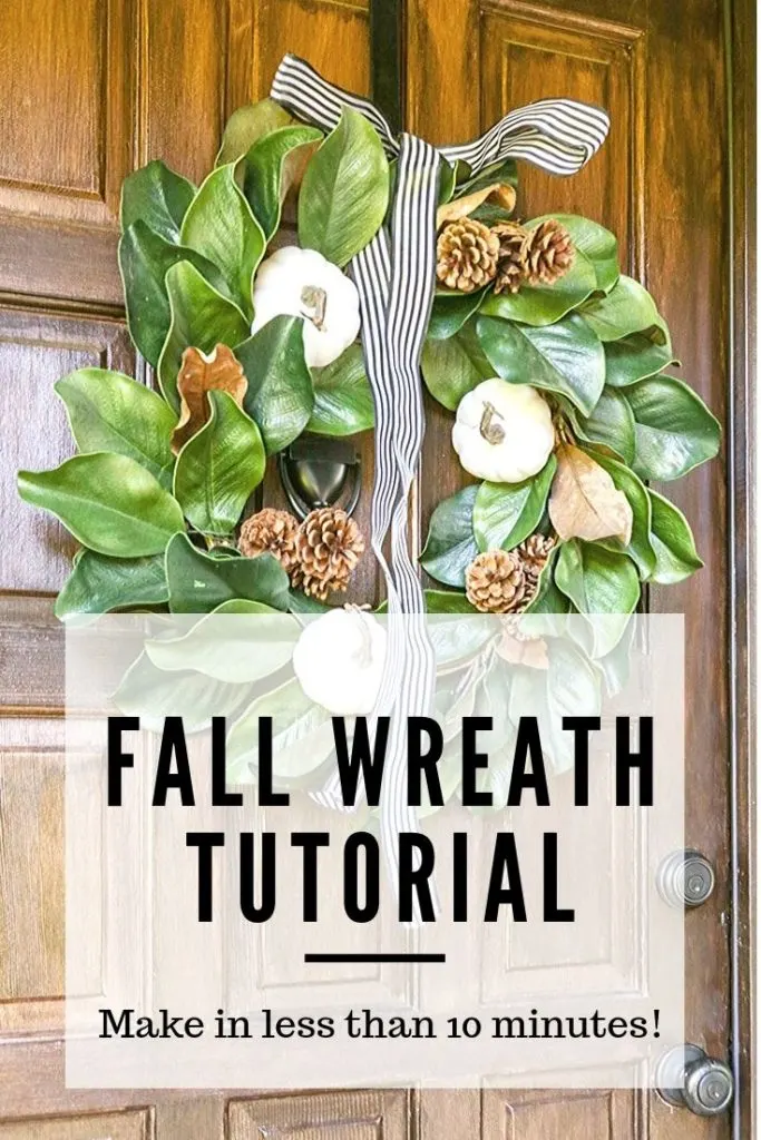 DIY Neutral Fall Farmhouse Wreath