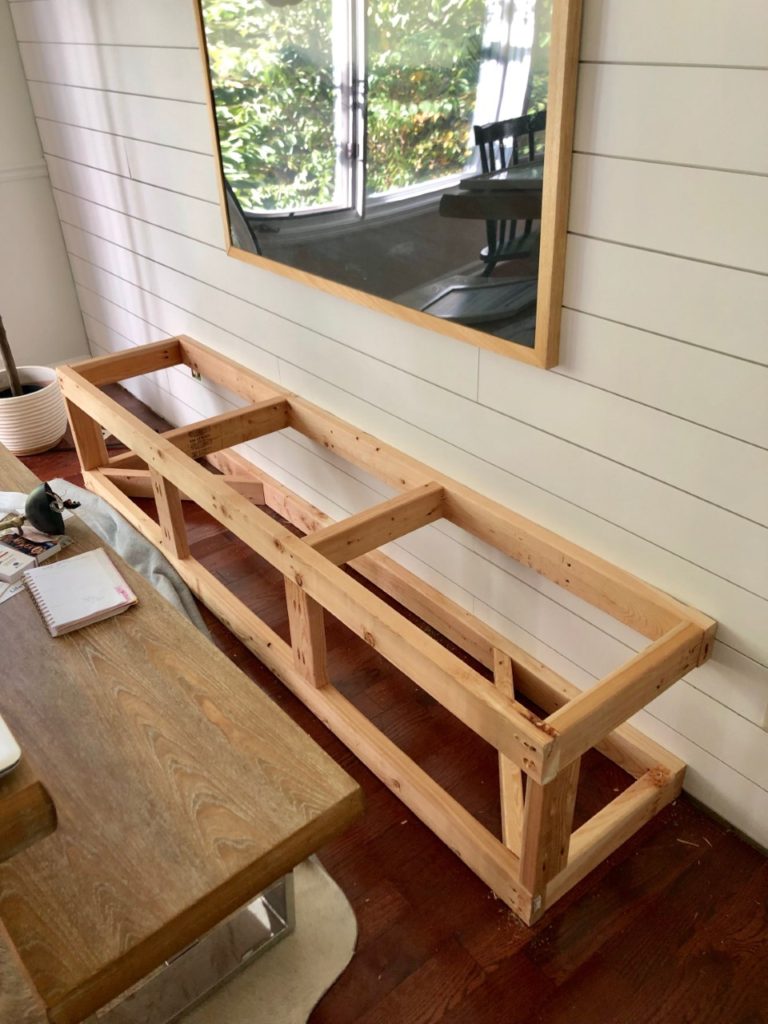 diy built in breakfast nook bench 