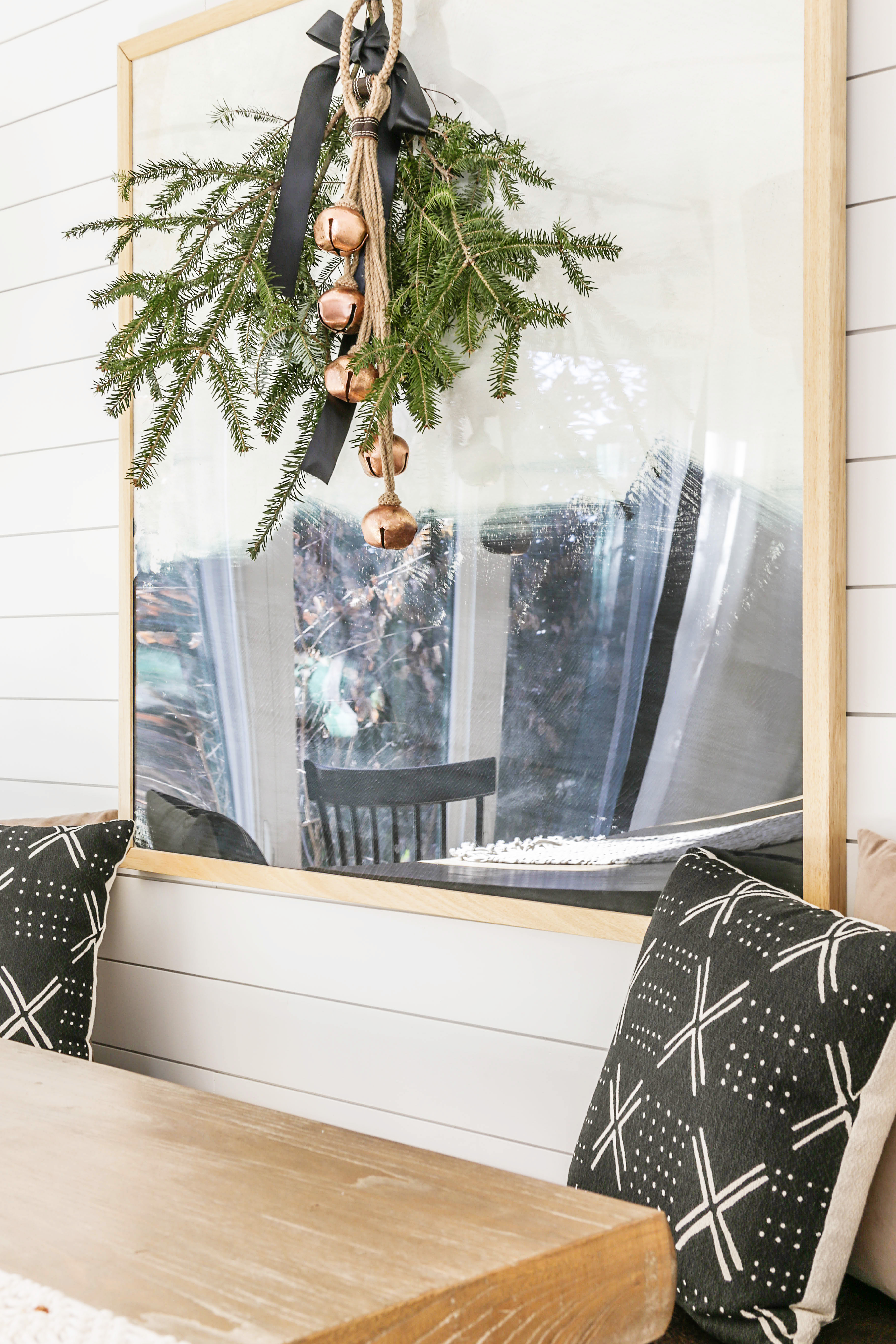 Boho Farmhouse Christmas Home Tour - Minimalist Holiday Decorating Ideas
