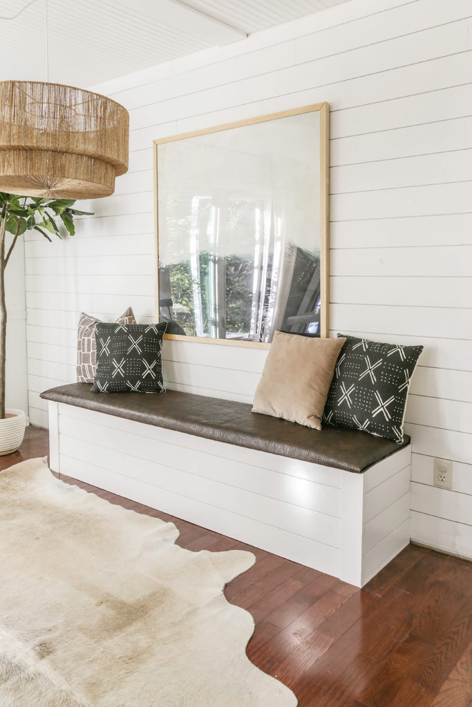how to upholster a dining banquette bench