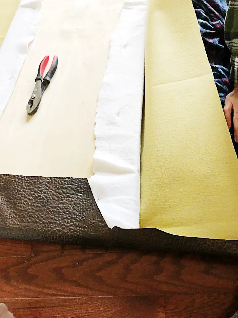 how to upholster a bench