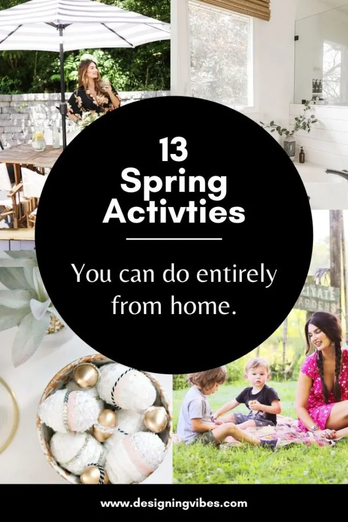 fun spring activities to do while stuck at home