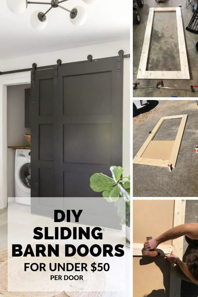 how to build sliding barn doors for a closet