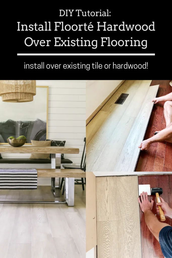 diy tutorial for floating hardwood flooring