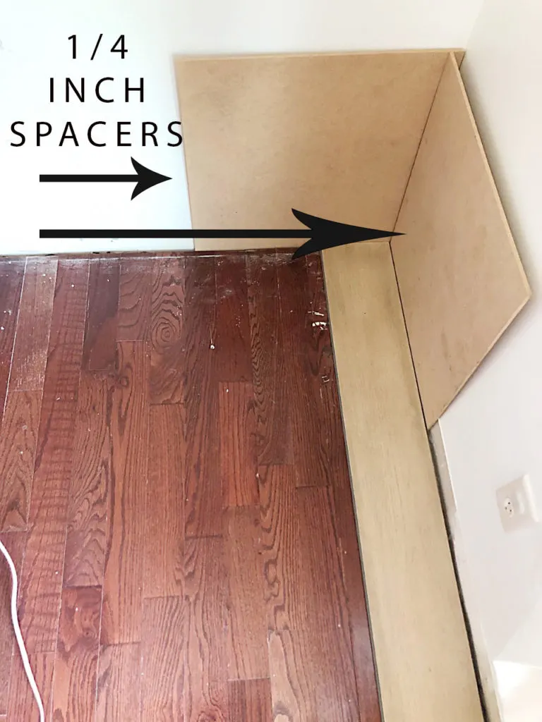 how to install hardwood planks over existing flooring