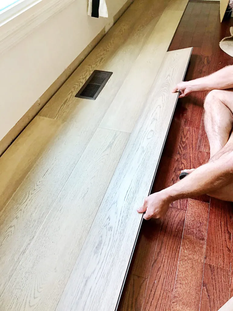 diy hardwood flooring installation over existing subfloor