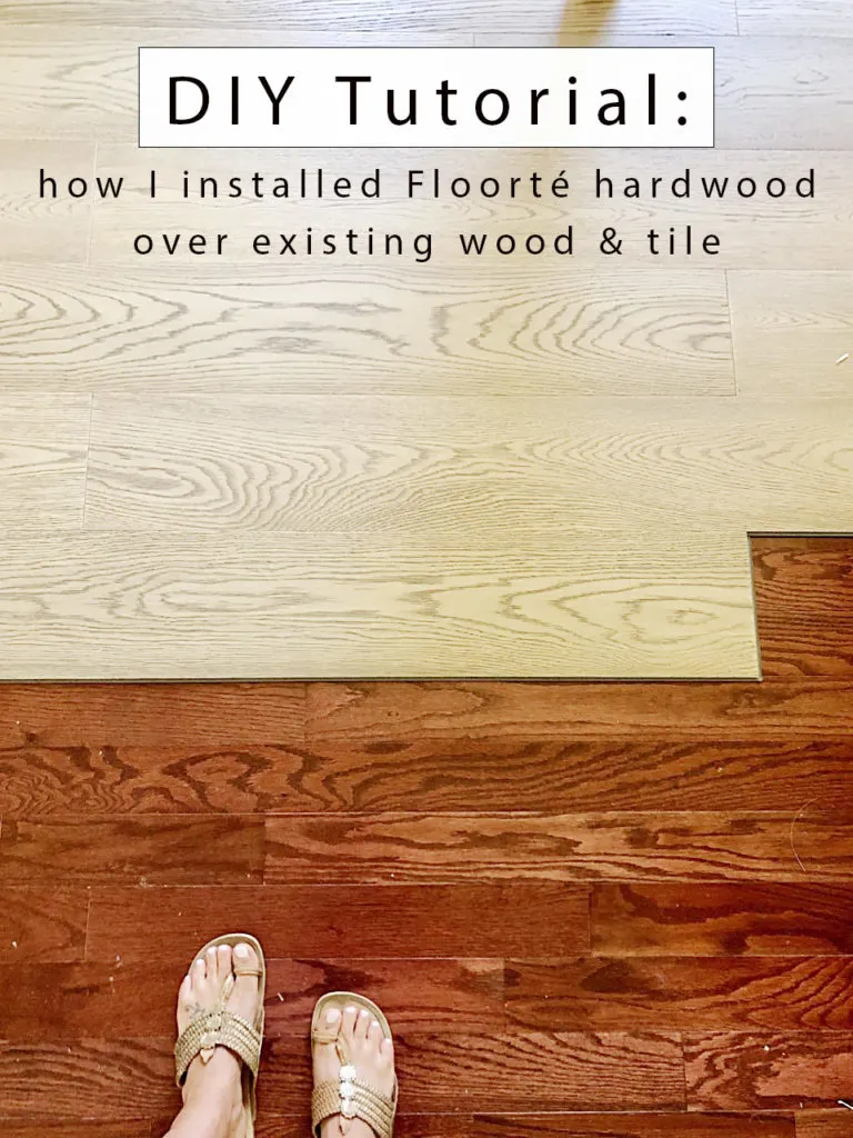 Floorté hardwood install tutorial over existing flo