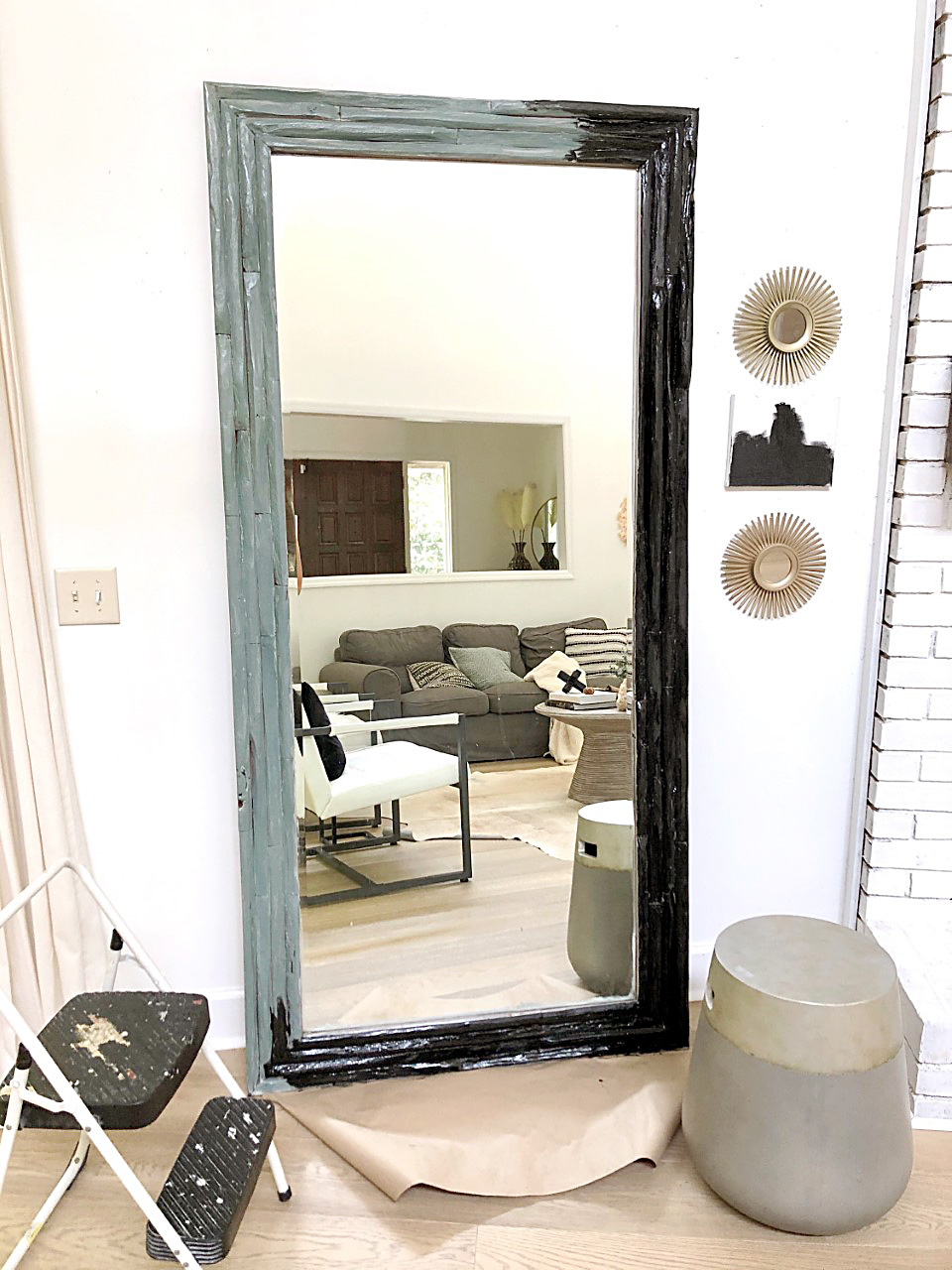 Mirror Makeover: How to Paint a Mirror Frame