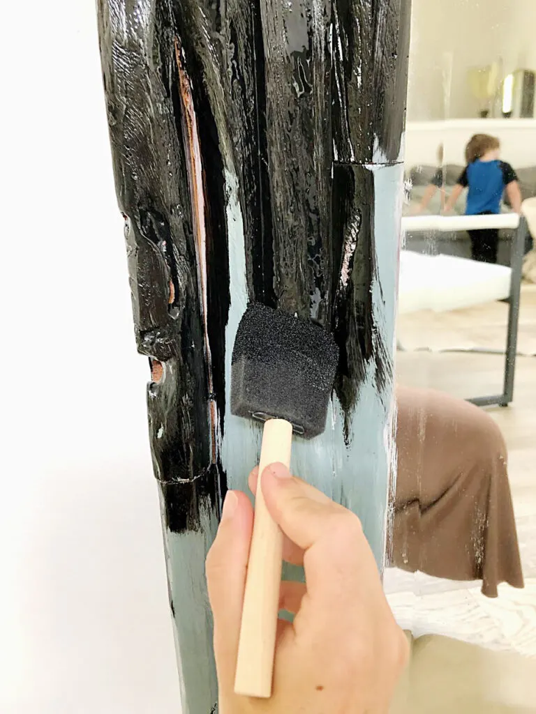how to paint a mirror without spray paint