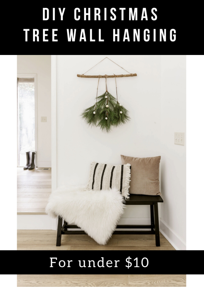 DIY Christmas Tree Boho Wall Hanging - Easy Holiday Craft Tutorial