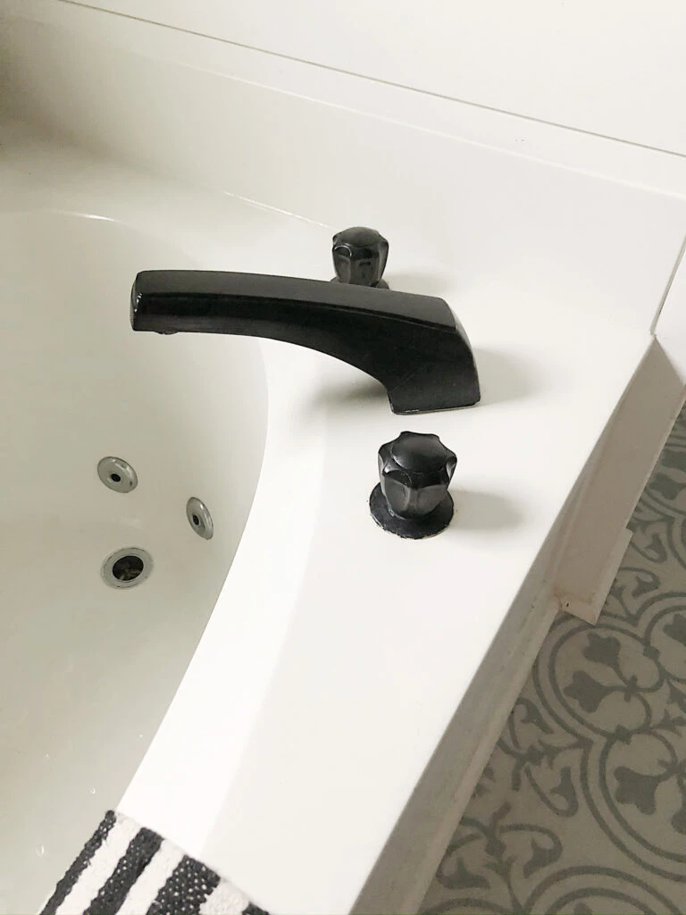 my painted matte black faucet review