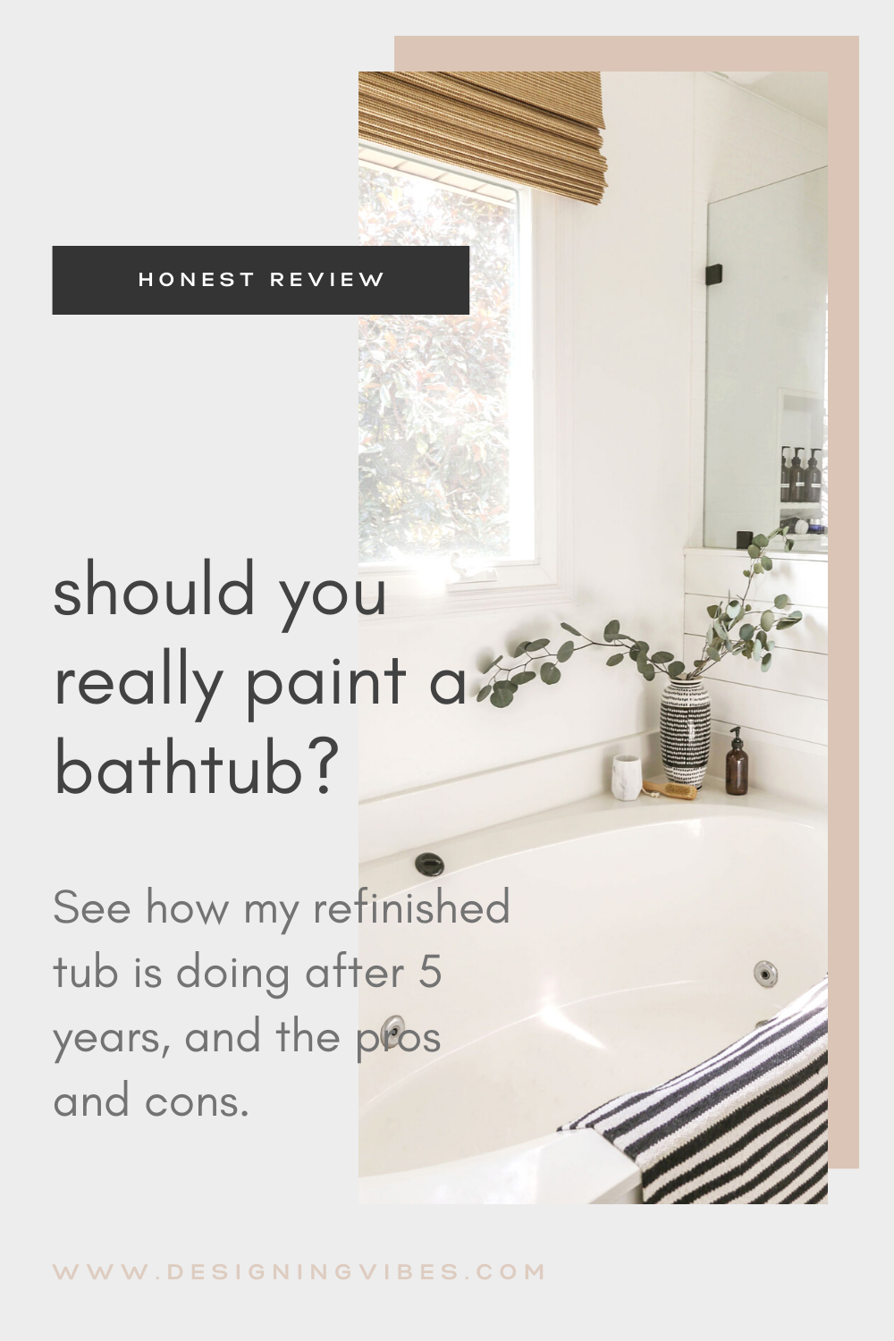My Painted Bathtub 5 Years Later An, Can You Repaint Bathtub