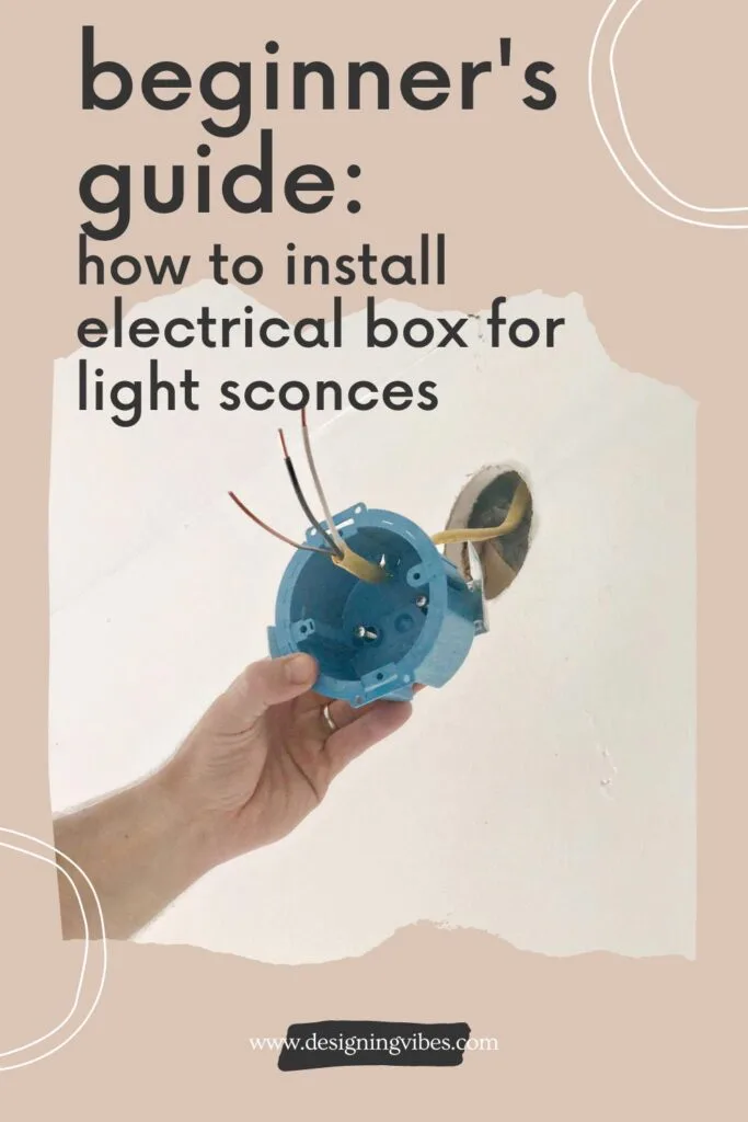 how to install electrical box for hardwiredlighting