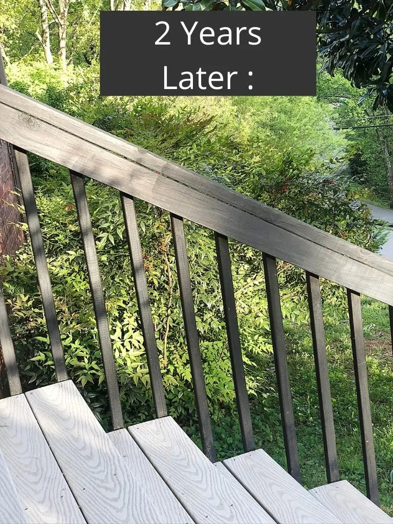 gel stain on wood deck rails review