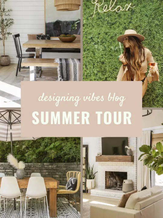 Summer Home Tour 2021 - Boho Neutral Decorating Inspiration Blog Hop