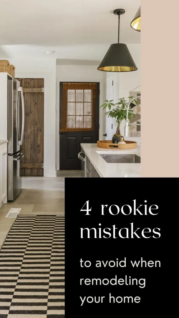 tips for avoiding home remodeling mistakes