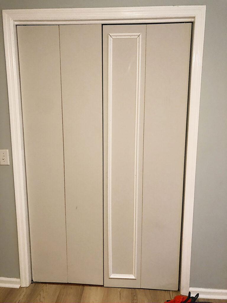 how to build a custom bi-fold closet door easy