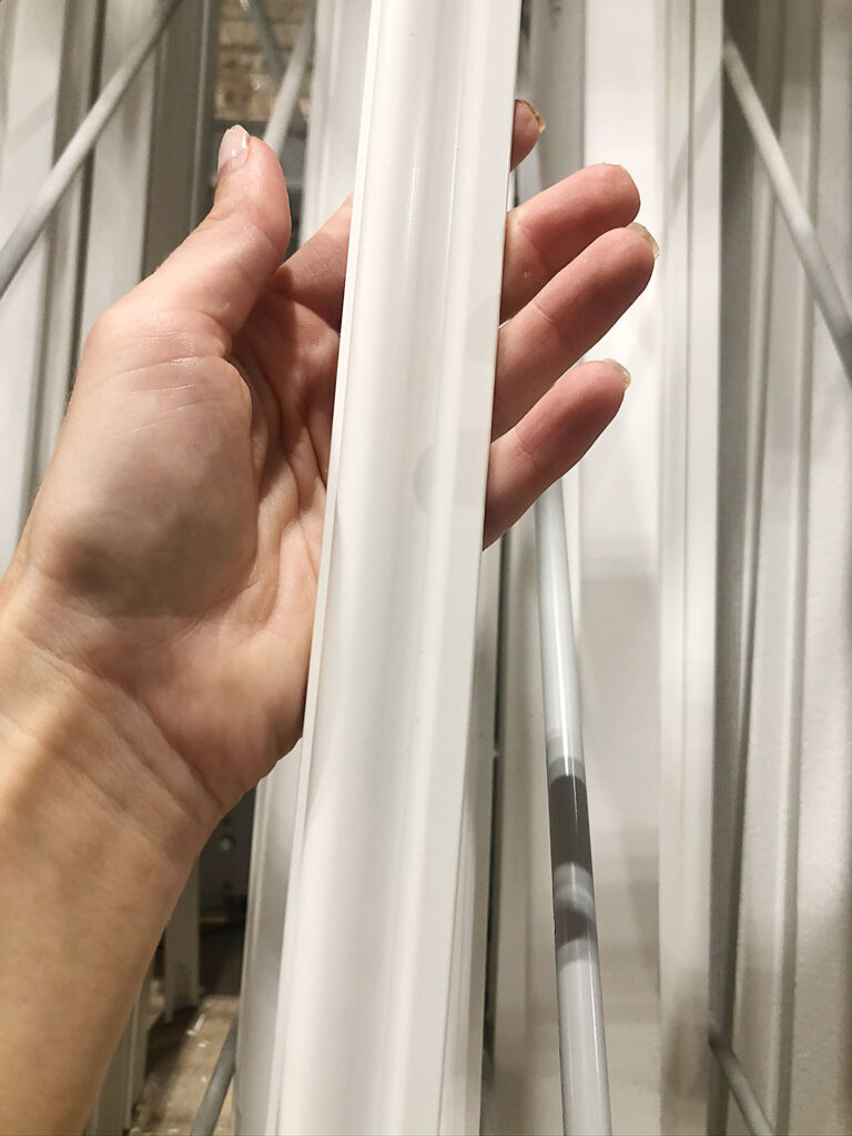 how to add trim to a closet door for custom look