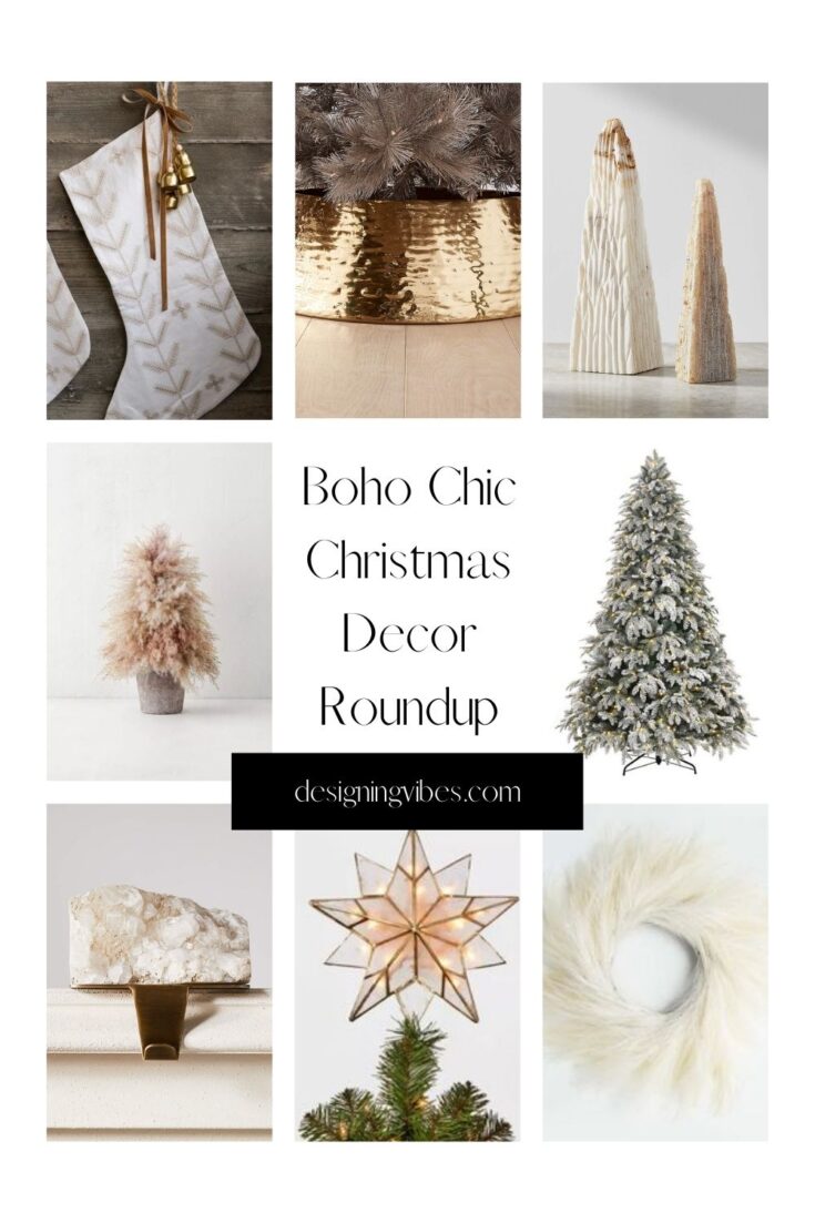 Boho Christmas Decor Finds & Ideas for 2021 - Holiday Shopping Roundup