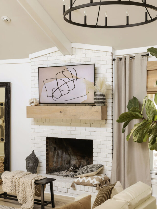 How To Build a Wood Mantel for $30