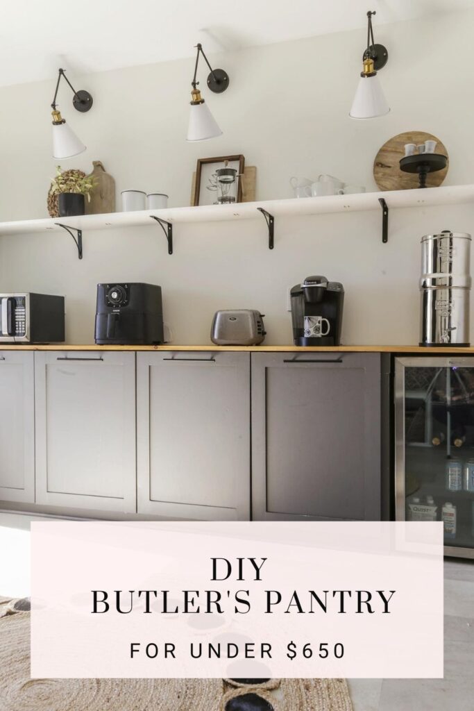 diy butler's pantry on the cheap