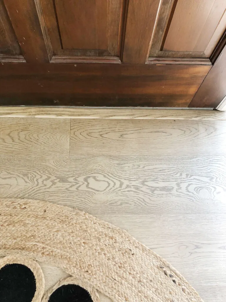 how to install door threshold for lvt installed over existing tile floors